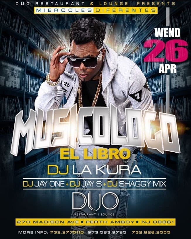 Event - Musicologo en Perth Amboy,NJ - Perth Amboy, New Jersey - April 26, 2017 | concert tickets