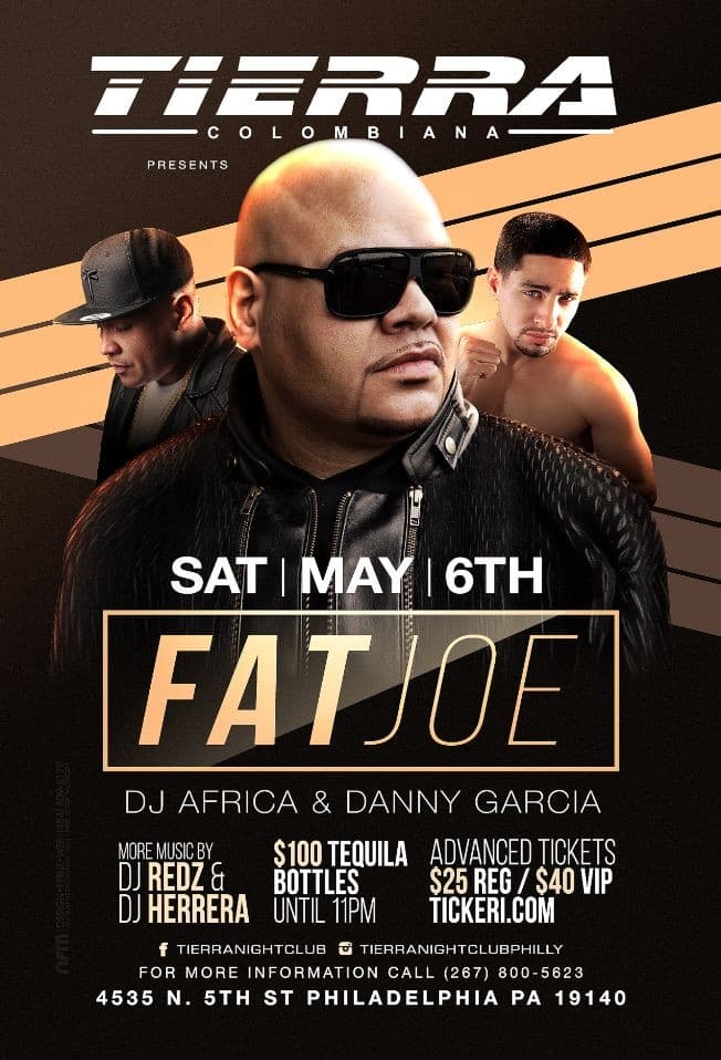 Event - Fat Joe, Danny Garcia and Dj Africa - Philadelphia, Pennsylvania - May 6, 2017 | concert tickets