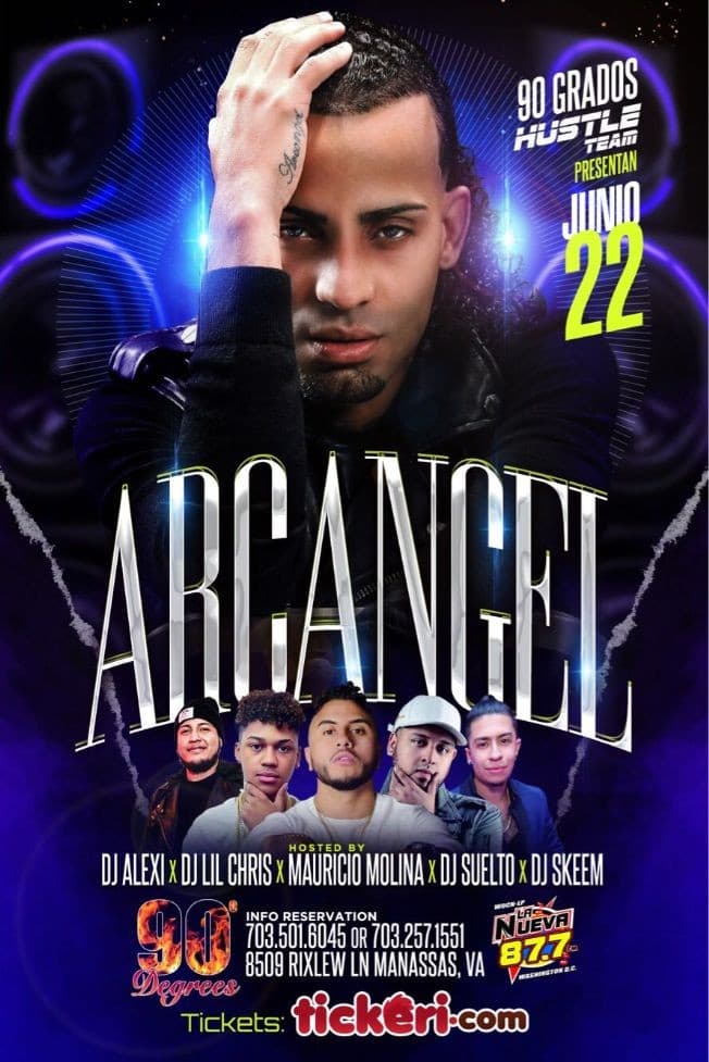 Event - Arcangel en Manassas,VA - Manassas, Virginia - June 22, 2017 | concert tickets