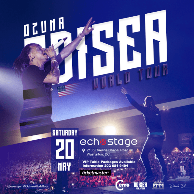 Event - OZUNA en Washington DC - Washington, District Of Columbia - May 20, 2017 | concert tickets