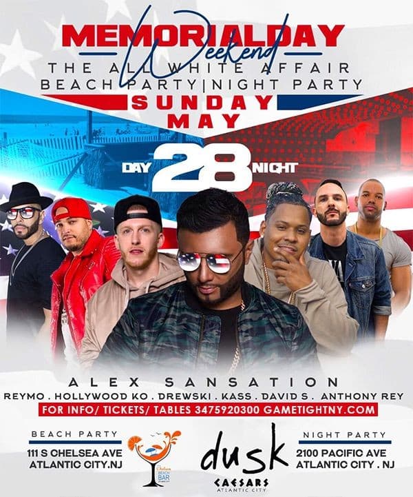 Event - Dusk AC Caesar's Palace MDW with Alex Sensation 2017 - Atlantic City, New Jersey - May 28, 2017 | concert tickets