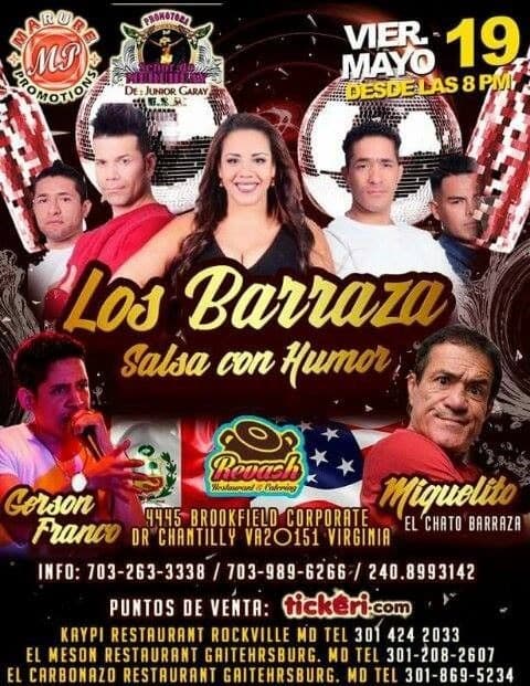 Event - Los Barraza & Miguelito el Chato Barraza en Chantilly,VA - Chantilly, Virginia - May 19, 2017 | concert tickets