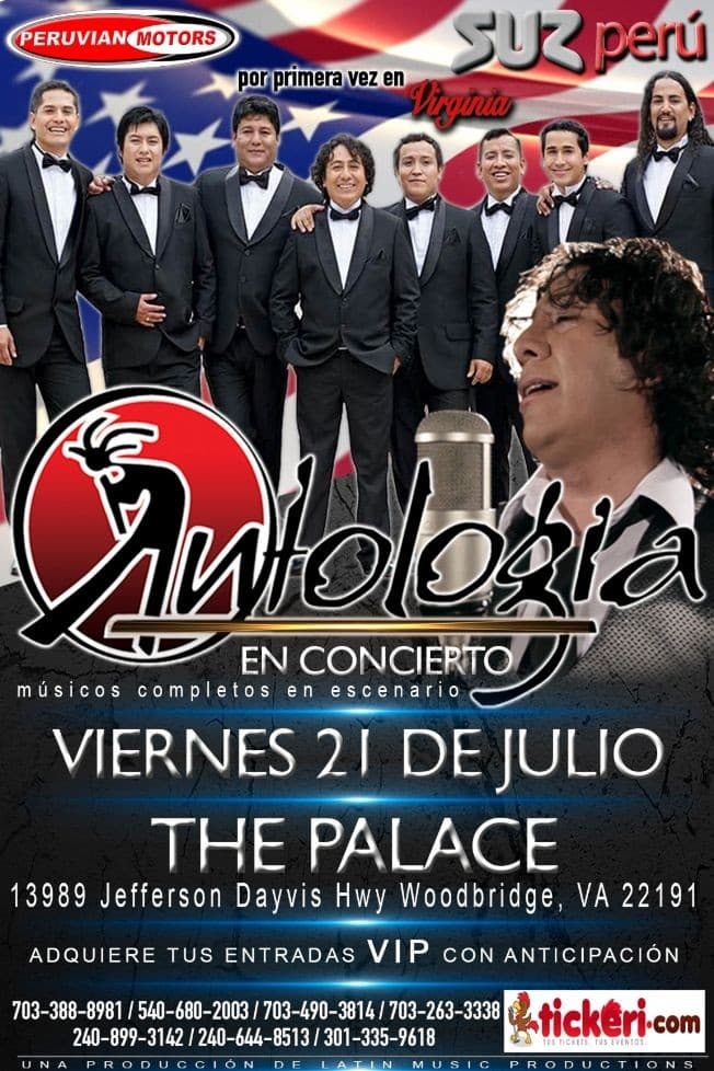 Event - Grupo Antologia en Woodbridge,VA TICKETS DISPONIBLES EN LA PUERTA - Woodbridge, Virginia - July 21, 2017 | concert tickets