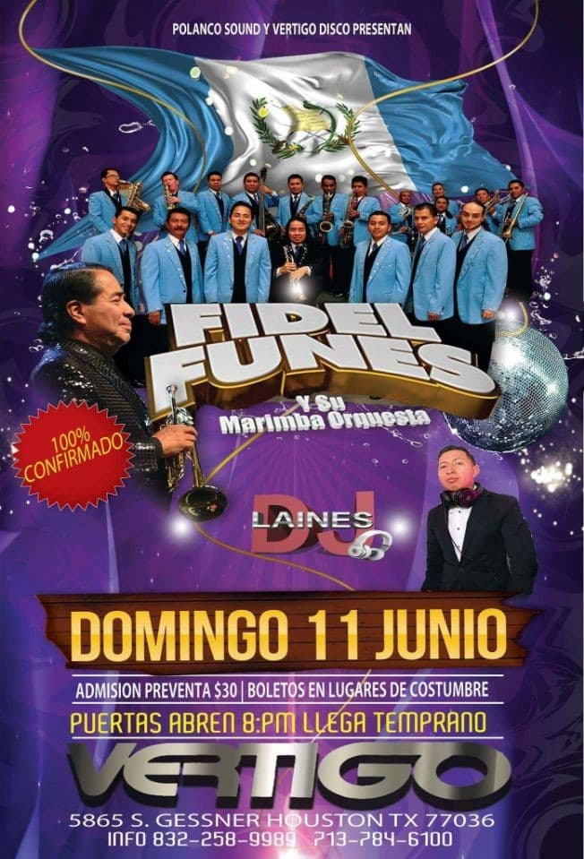 Event - Fidel Funes & Su Marimba - Houston, Texas - June 11, 2017 | concert tickets