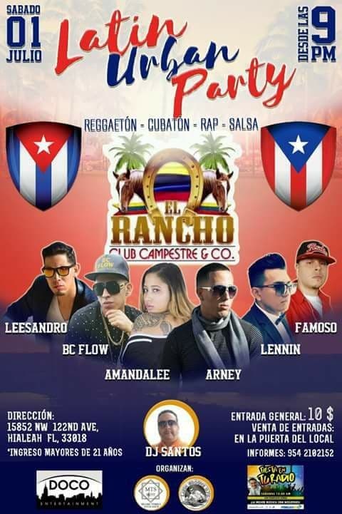 Event - Latin Urban Party - Hialeah, Florida - 1 de julio de 2017 | concert tickets