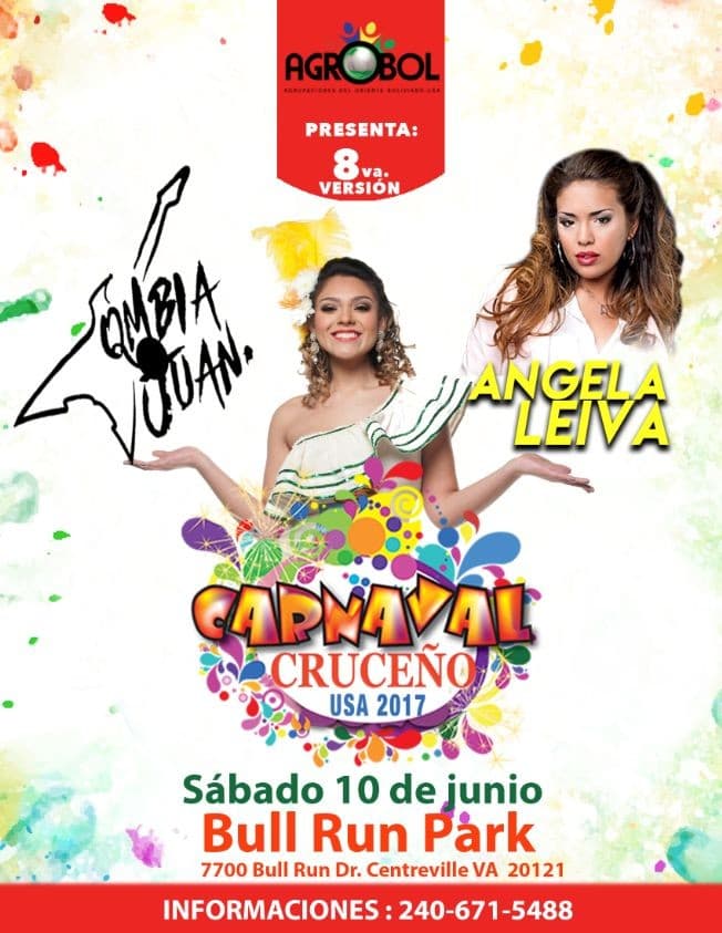 Event - Carnaval Cruceño 2017 ft Angela Leiva & Qmbia Juan - Centreville, Virginia - June 10, 2017 | concert tickets