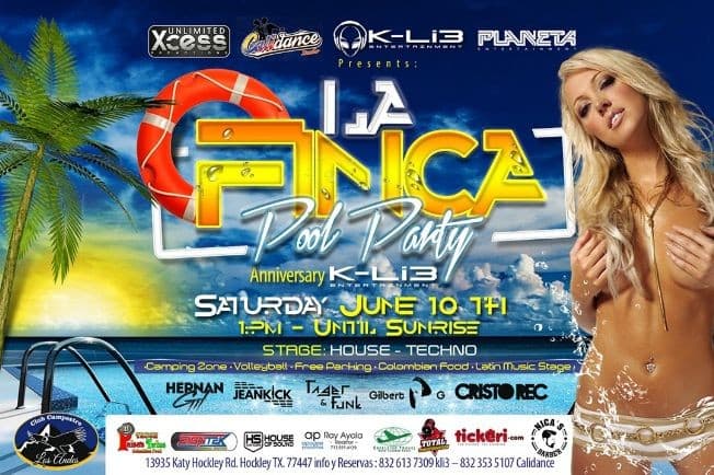 Event - LA FINCA - POOL PARTY KLI3 - Hockley, Texas - June 10, 2017 | concert tickets
