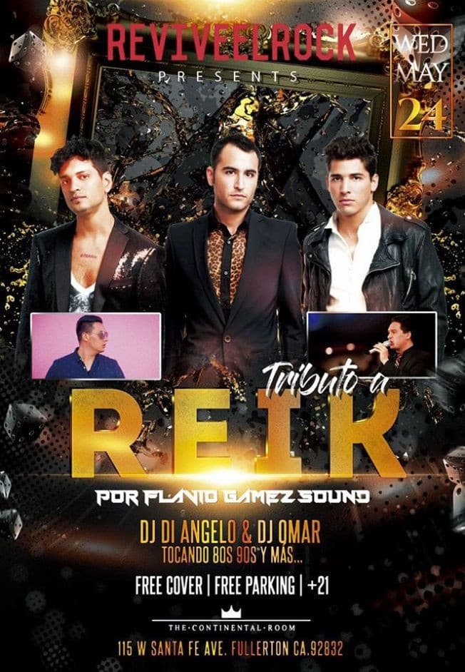 Event - Tributo a REIK - Fullerton, California - May 24, 2017 | concert tickets