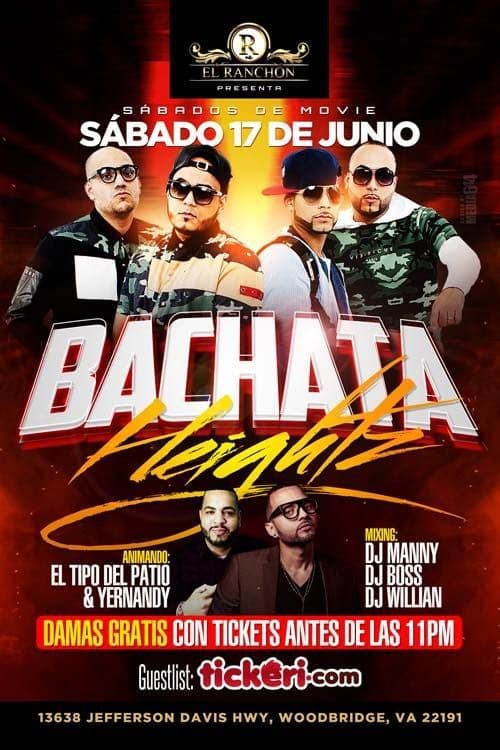 Event - Bachata Heightz en Woodbridge,VA - Woodbridge, Virginia - June 17, 2017 | concert tickets