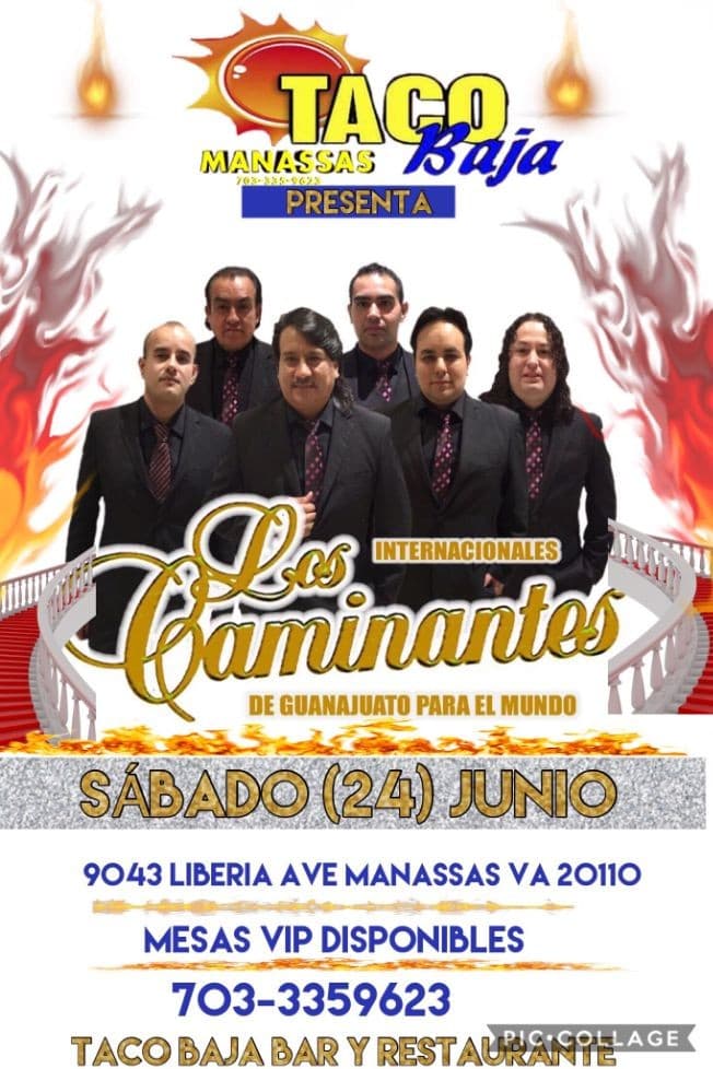 Event - Los Caminantes - Manassas, Virginia - June 24, 2017 | concert tickets