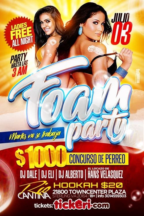 Event - Foam Party en Sterling,VA - Sterling, Virginia - 3 de julio de 2017 | concert tickets