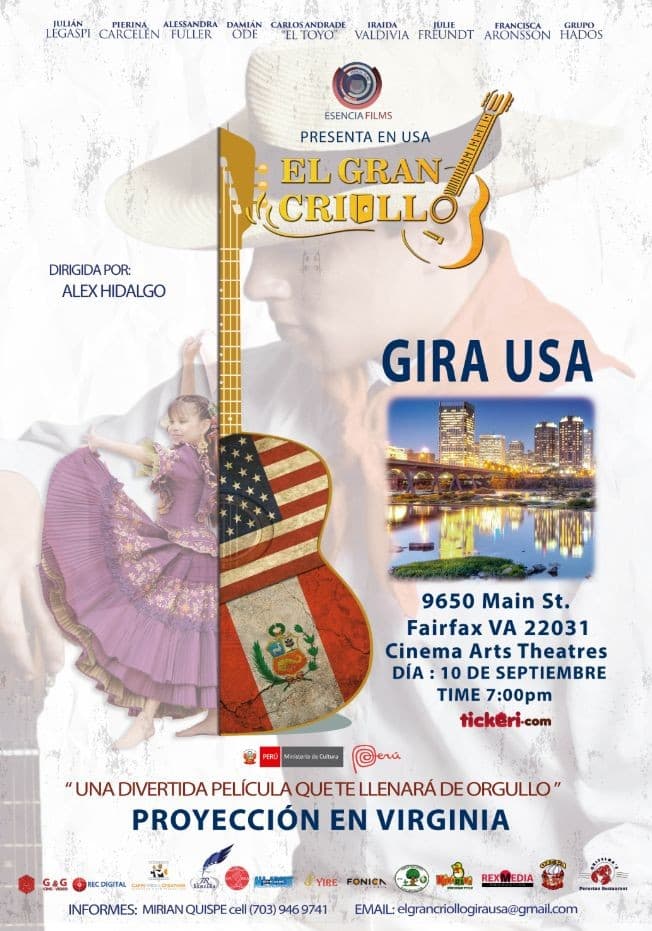 Event - El Gran Criollo: La Pelicula - Fairfax, Virginia - September 10, 2017 | concert tickets