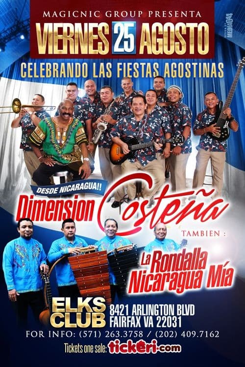 Event - Dimension Costeña en Fairfax VA - Fairfax, Virginia - August 25, 2017 | concert tickets