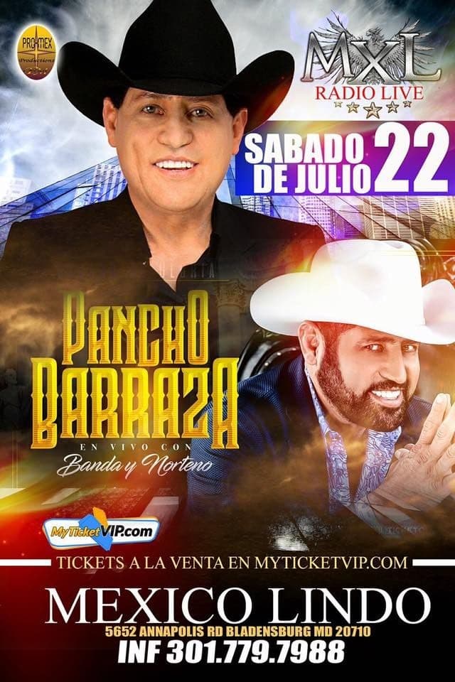 Event - Pancho Barraza en Bladensburg MD - Bladensburg, Maryland - July 22, 2017 | concert tickets