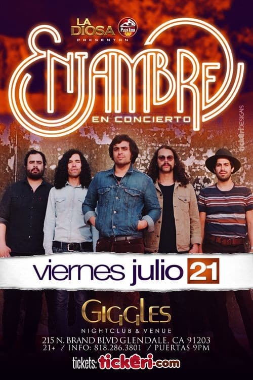 Event - ENJAMBRE EN LOS ANGELES - Glendale, California - July 21, 2017 | concert tickets