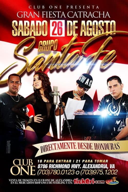 Event - Grupo Santa Fe en Alexandria VA - Alexandria, Virginia - August 26, 2017 | concert tickets