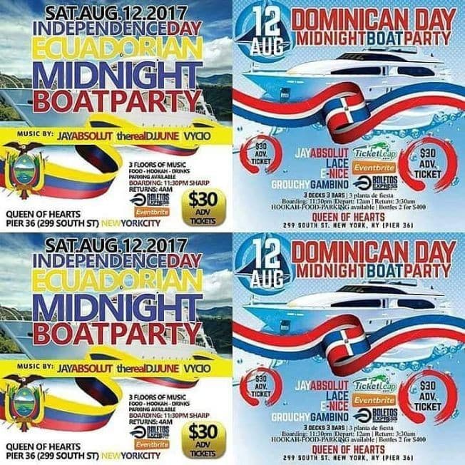 Event - Queen Of Hearts Boat Ride - New York, New York - August 12, 2017 | concert tickets