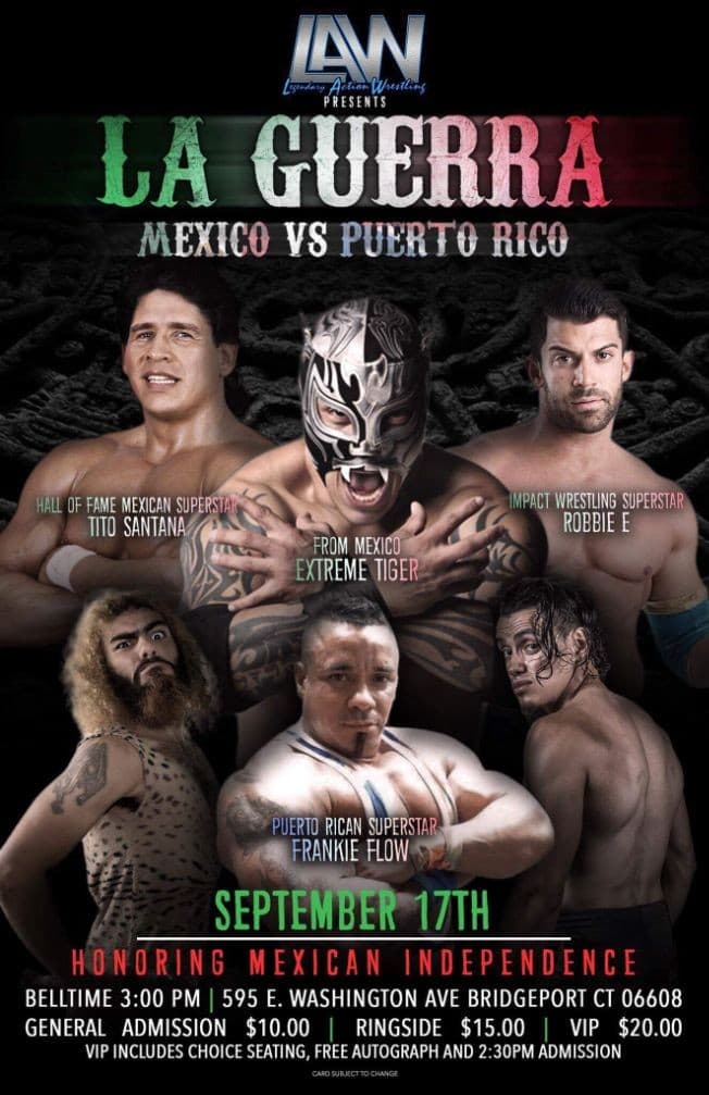 Event - Lucha Libre - Bridgeport, Connecticut - September 17, 2017 | concert tickets