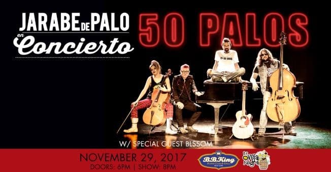 Event - Jarabe de Palo en New York - New York, New York - November 29, 2017 | concert tickets