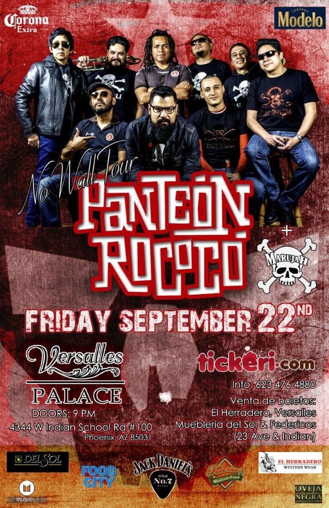 Event - Panteon Rococo en Phoenix AZ - Phoenix, Arizona - 22 de septiembre de 2017 | concert tickets