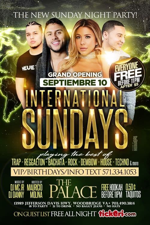Event - International Sunday GRAND OPENING  Sept. 10 - Woodbridge, Virginia - September 10, 2017 | concert tickets