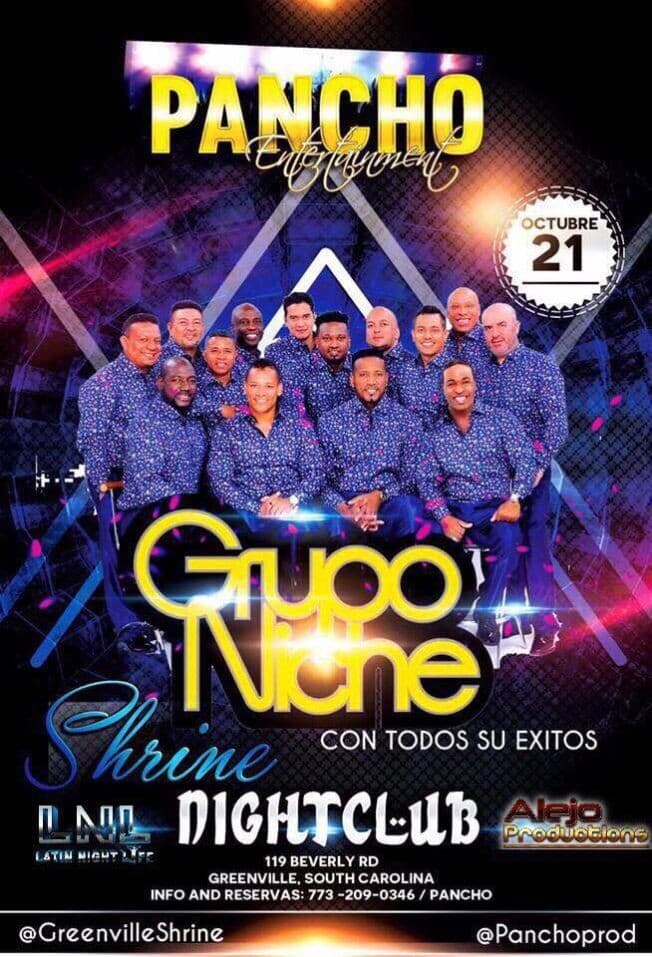 Event - Grupo Niche en South Carolina - Greenville, South Carolina - October 21, 2017 | concert tickets