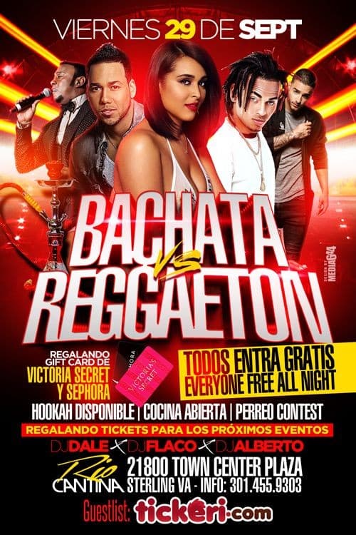 Event - Bachata vs Reggaeton en Sterling VA - Sterling, Virginia - September 29, 2017 | concert tickets