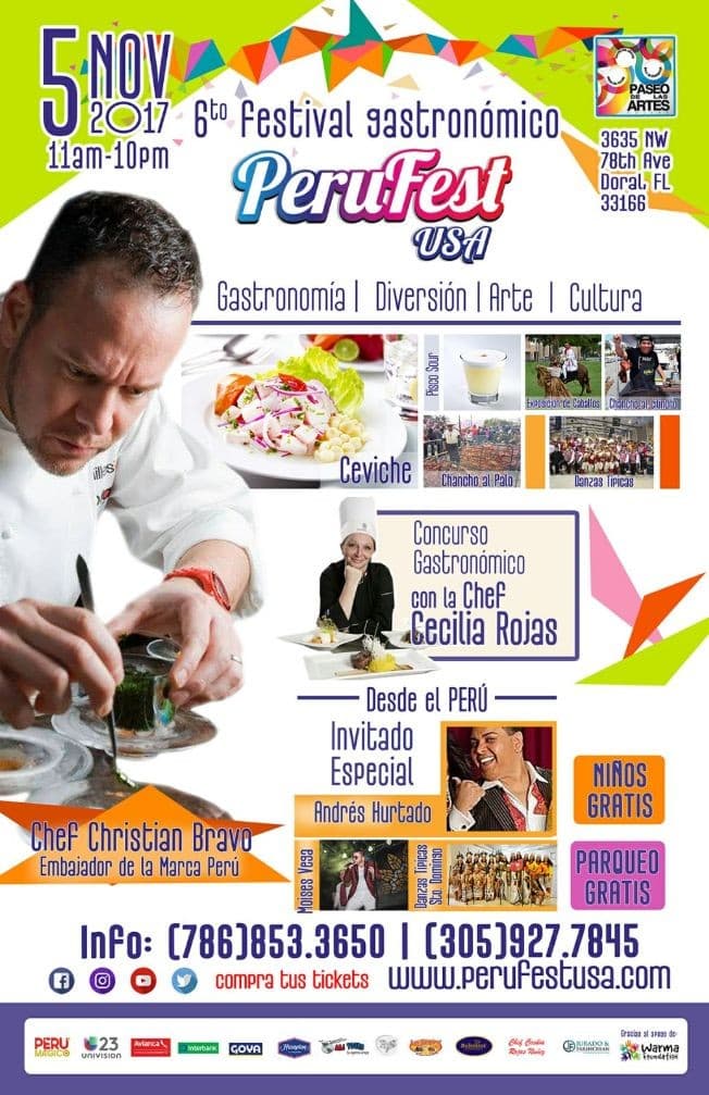 Event - PeruFest USA 2017 en Doral,FL - Doral, Florida - 5 de noviembre de 2017 | concert tickets