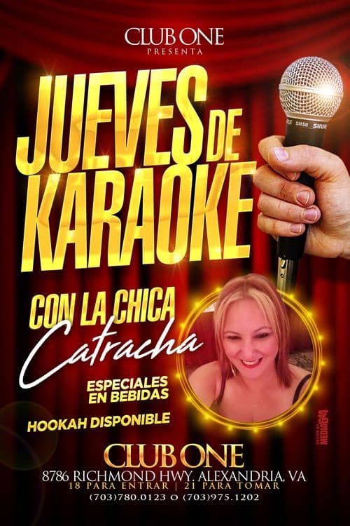 Event - Jueves de Karaoke en Alexandria VA - Alexandria, Virginia - October 5, 2017 | concert tickets