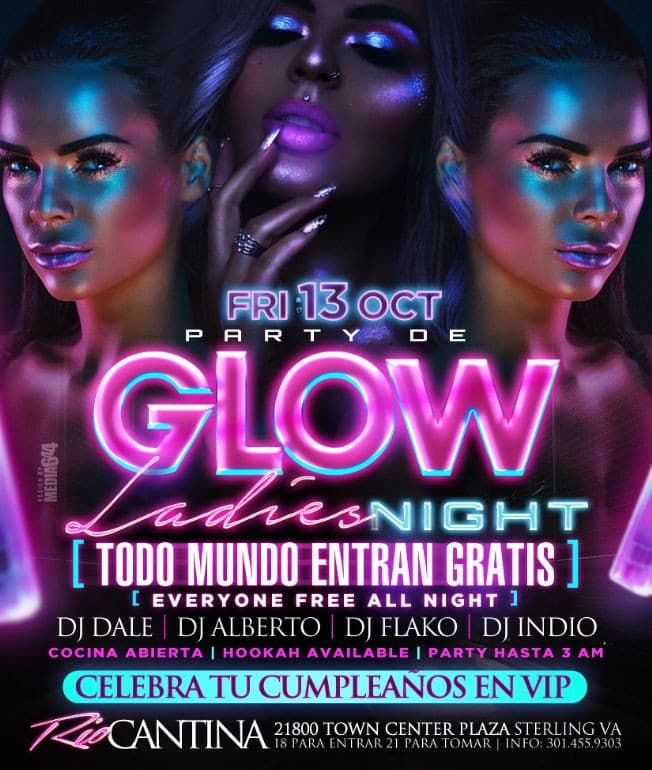 Event - Ladies Night, Glow Night en Sterling VA - Sterling, Virginia - October 13, 2017 | concert tickets