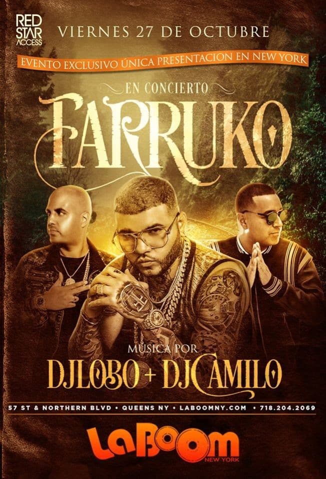 Event - Farruko en New York - Woodside, New York - October 27, 2017 | concert tickets