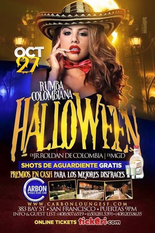 Event - Halloween Colombiano - San Francisco, California - October 27, 2017 | concert tickets
