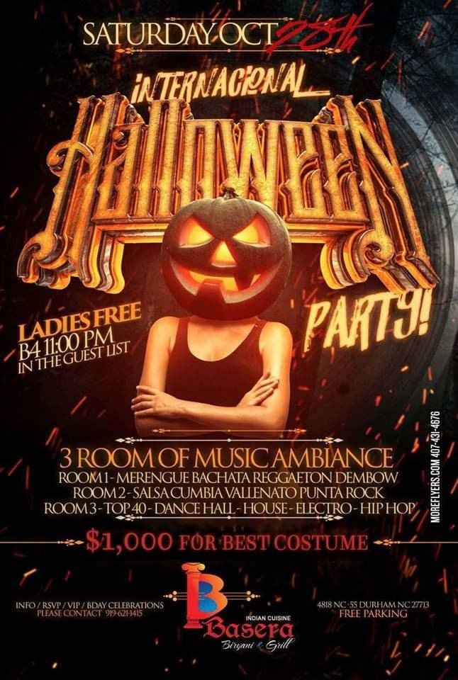 Event - International Halloween Party in Durham,NC - Durham, North Carolina - October 28, 2017 | concert tickets