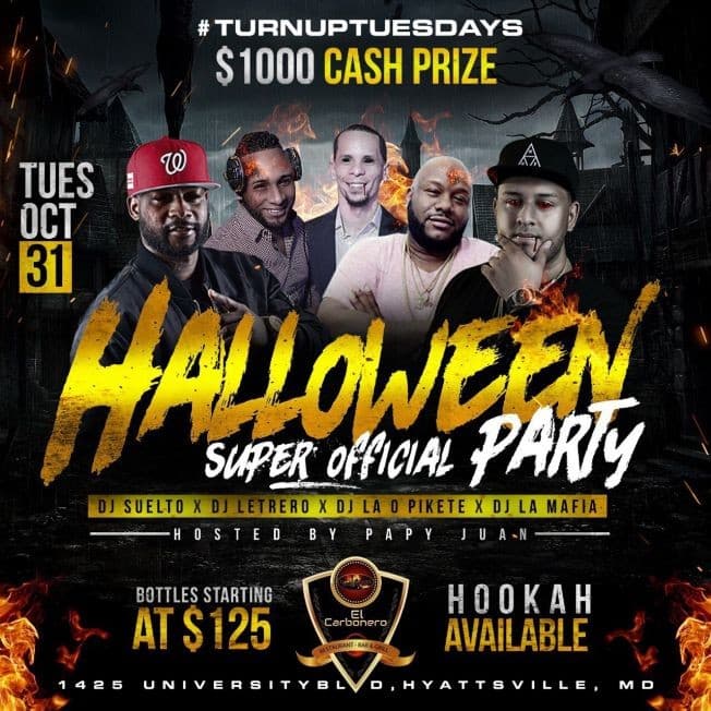 Event - SUPER OFFICIAL HALLOWEEN PARTY IN HYATTSVILLE, MD - Hyattsville, Maryland - October 31, 2017 | concert tickets
