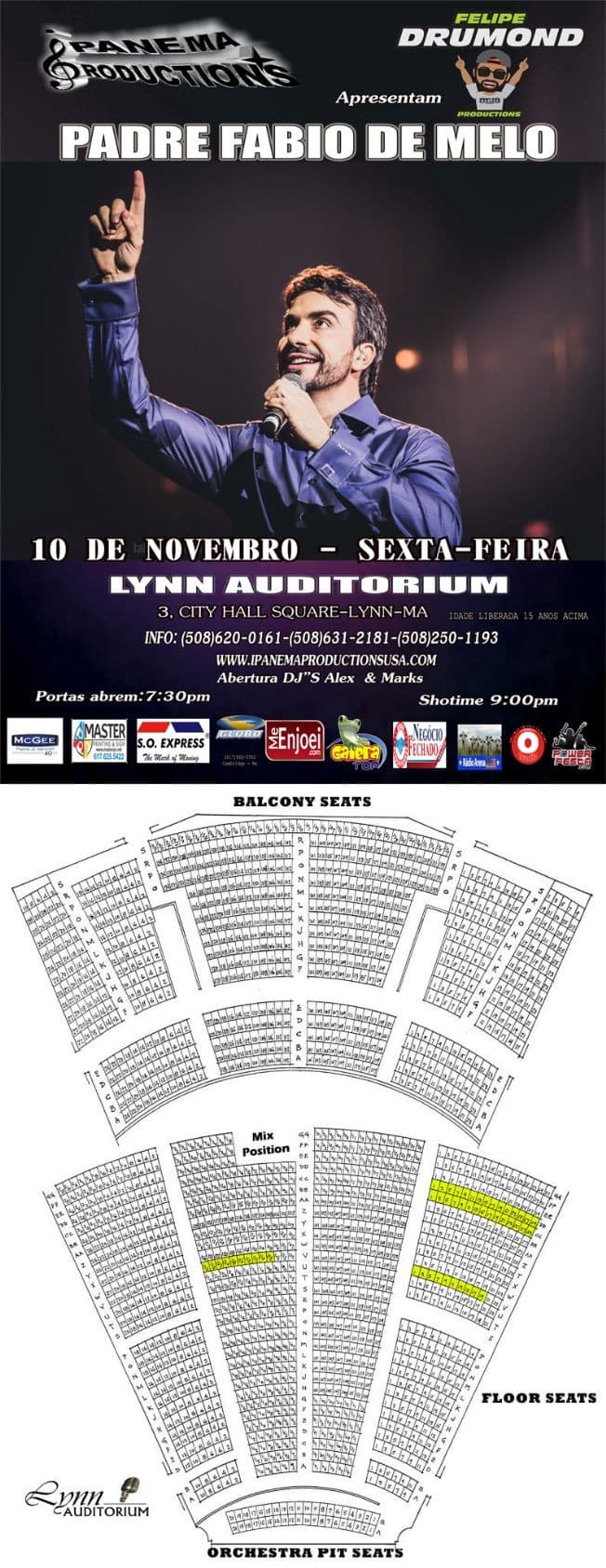 Event - Padre Fabio de Melo in Lynn,MA - Lynn, Massachusetts - November 10, 2017 | concert tickets