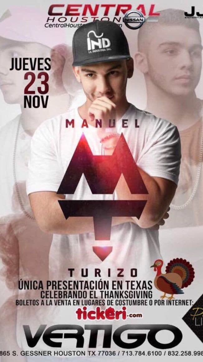Event - Manuel Turizo en Houston,TX - Houston, Texas - 23 de noviembre de 2017 | concert tickets