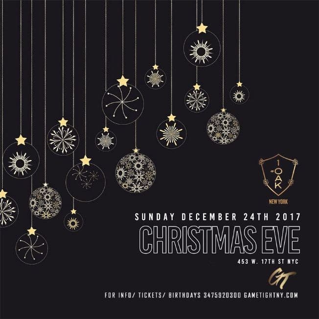 Event - 1Oak NYC Christmas Eve Party 2017 - New York, New York - 24 de diciembre de 2017 | concert tickets