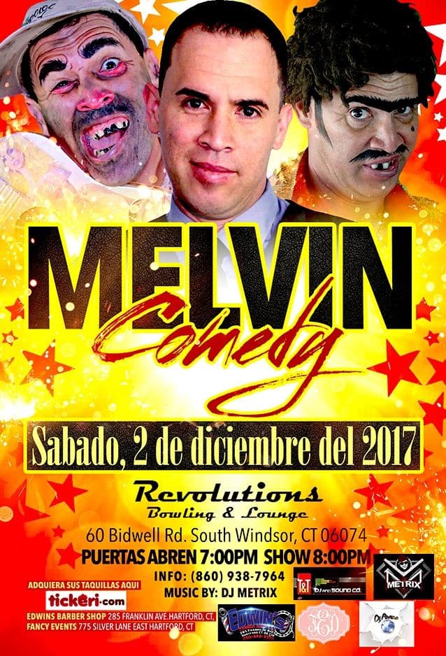 Event - MELVIN COMEDY - South Windsor, Connecticut - December 2, 2017 | concert tickets