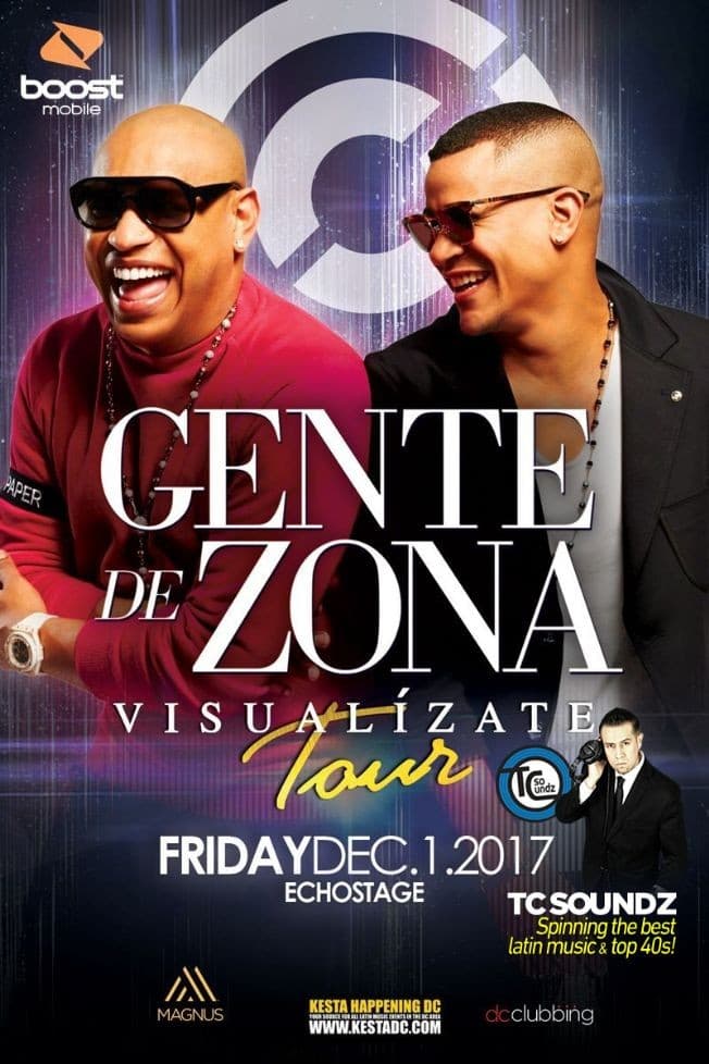 Event - Gente de Zona en Washington,DC - Washington, District Of Columbia - December 1, 2017 | concert tickets
