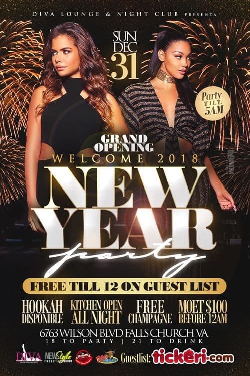 Event - New Year Party in Falls Church,VA - Falls Church, Virginia - December 31, 2017 | concert tickets