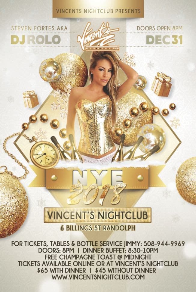 Event - NYE 2018 - Randolph, Massachusetts - December 31, 2017 | concert tickets