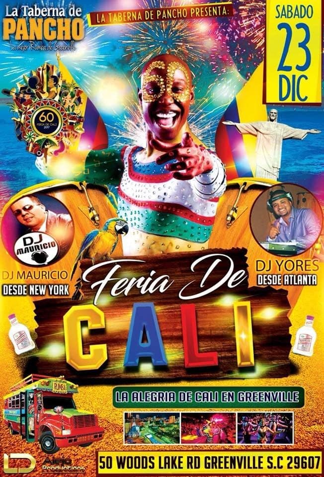 Event - Feria de Cali en Greenville,SC - Greenville, South Carolina - December 23, 2017 | concert tickets
