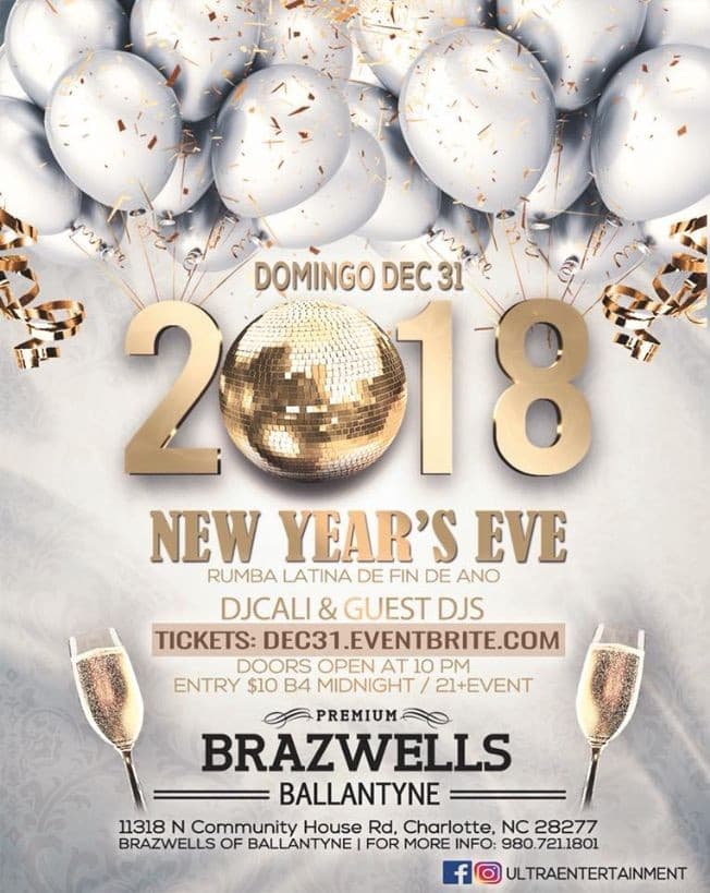 Event - New Year's Eve 2018 in Charlotte,NC - Charlotte, North Carolina - December 31, 2017 | concert tickets