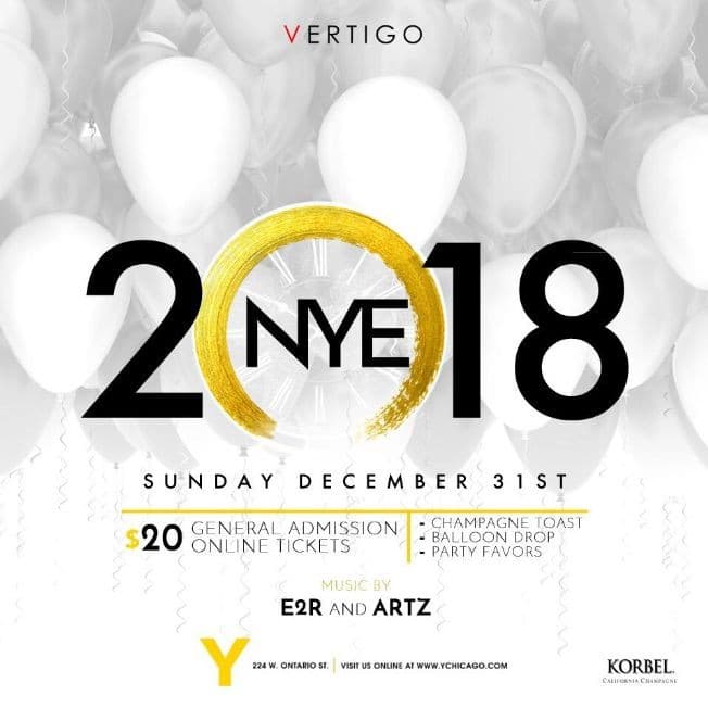 Event - NYE 2018 YBAR CHICAGO - Chicago, Illinois - 31 de diciembre de 2017 | concert tickets