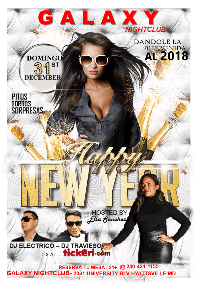 Event - GALAXY NIGHTCLUB - New Years Party - - Hyattsville, Maryland - December 31, 2017 | concert tickets