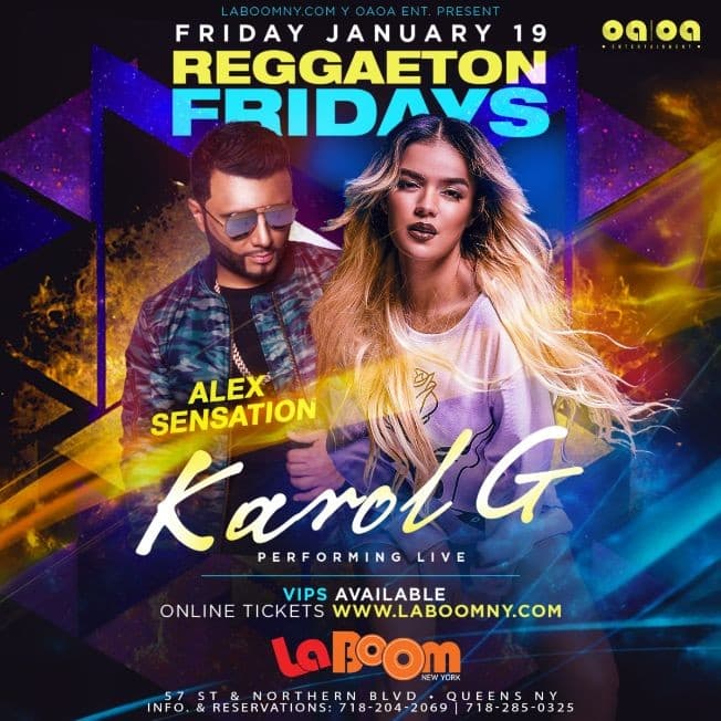 Event - Karol G | New York - Woodside, New York - January 19, 2018 | concert tickets