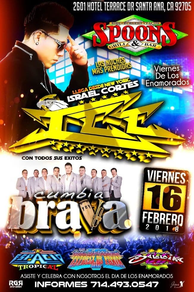 Event - Grupo ICC de Ny & Cumbia Brava en Santa Ana, CA - Santa Ana, California - February 16, 2018 | concert tickets
