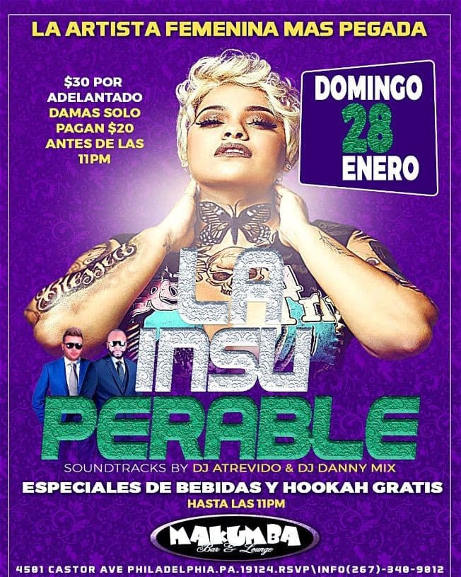 Event - La Insuperable en Philadelhpia,PA - Philadelphia, Pennsylvania - January 28, 2018 | concert tickets