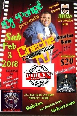 Event - Cheche TV Comedy Show - East Hartford, Connecticut - February 3, 2018 | concert tickets