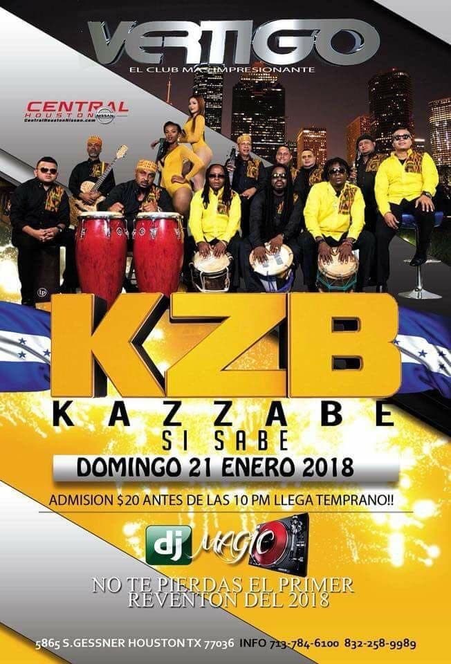 Event - Grupo Kazzabe en Houston,TX - Houston, Texas - January 21, 2018 | concert tickets